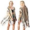 STYLISH SUMMER FASHION PLAID KIMONO SLS2084IV