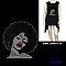 FASHIONABLE SOUL AFRO QUEEN HOTFIX/RHINESTONE SHIRT