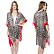 STYLISH LEOPARD PRINT LONG KIMONO
