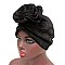 FASHIONABLE TURBAN W/ FLOWER