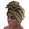 FASHIONABLE TURBAN W/ FLOWER