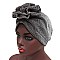 FASHIONABLE TURBAN W/ FLOWER