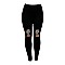 FASHIONABLE BROWN SUGAR HEAD TIE LEGGINGS