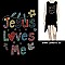 JESUS LOVES ME HOTFIX/RHINESTONE SHIRT