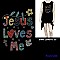 JESUS LOVES ME HOTFIX/RHINESTONE SHIRT