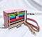 Colored Pencil Box Novelty Crossbody Bag