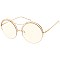 Pack of 12 Women's Round Metal Sunglasses