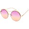 Pack of 12 Women's Round Metal Sunglasses