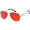 Small Size Pack of 12 Metal Aviator Kids Sunglasses