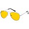 Small Size Pack of 12 Metal Aviator Kids Sunglasses