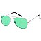 Small Size Pack of 12 Metal Aviator Kids Sunglasses