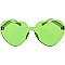 Pack of 12 Colorful Heart Shape Sunglasses