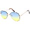 Pack of 12 Wavy Edge Aviator Tinted Sunglasses