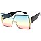 Pack of 12 Square Iconic Mix Tone Sunglasses