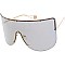 Pack of 12 Studded Full Rimmed Shield Sunglasses