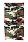 PACK OF 12 ASSORTED COLOR CAMOUFLAGE TUBE FACE MASK