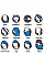 PACK OF 12 ASSORTED COLOR CAMOUFLAGE TUBE FACE MASK