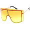 Pack of 12 Temple Frame Shield Sunglasses