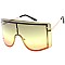 Pack of 12 Temple Frame Shield Sunglasses