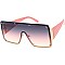 Pack of 12 Texture Temple Shield Sunglasses Set