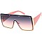 Pack of 12 Texture Temple Shield Sunglasses Set
