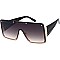 Pack of 12 Texture Temple Shield Sunglasses Set