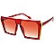 Pack of 12 Transparent Monotone Shield Sunglasses