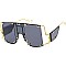 Pack of 12 Exposed Frame Shield Sunglasses