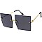 Pack of 12 Gold Rim Large Square Sunglasses