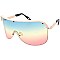 Pack of 12 Half Frame Shield Sunglasses