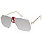 Pack of 12 Luxury METAL FULL RIM FRAME W Leather Buckle Accent