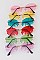 Pack of 12 Multicolor Blood Drop Sunglasses