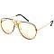 Pack of 12 Rhinestones Aviator Bee Accent Gradient Sunglasses