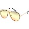 Rhinestones Aviator Bee Accent Gradient Sunglasses