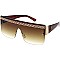 Pack of 12 Oversize Shield Sunglasses with Metal Emblem