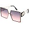 Pack of 12 Fashion Luxury Oversized Square Sunglasses