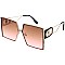 Pack of 12 Fashion Luxury Oversized Square Sunglasses