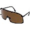 Pack of 12 Studded Shield Inspired Statement Sunglasses