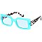 Pack of 12 Retro Thick Framed Rectangular Glasses