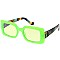 Pack of 12 Retro Thick Framed Rectangular Glasses