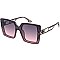 Pack of 12 Oversized Square Sunglasses W Stones