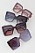 Pack of 12 Oversized Square Sunglasses W Stones