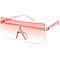 Pack of 12 Rimless Shield Sunglasses