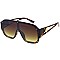 Pack of 12 Trendy Gold Bolted Shield Sunglasses