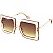 Pack of 12 Assorted Color Iconic Square Sunglasses