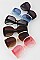 Pack of 12 Oversized Rounded Butterfly Frame Sunglasses