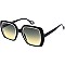 Pack of 12 Rhinestone Lined Square Sunglasses