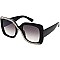 Pack of 12 Stylish Rhinestone Accented Rectangular Sunglasses