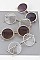 Pack of 12 Vintage Crystal Lined Round Sunglasses