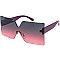 Pack of 12 Rimless Two Tone Gradient Shield Sunglasses